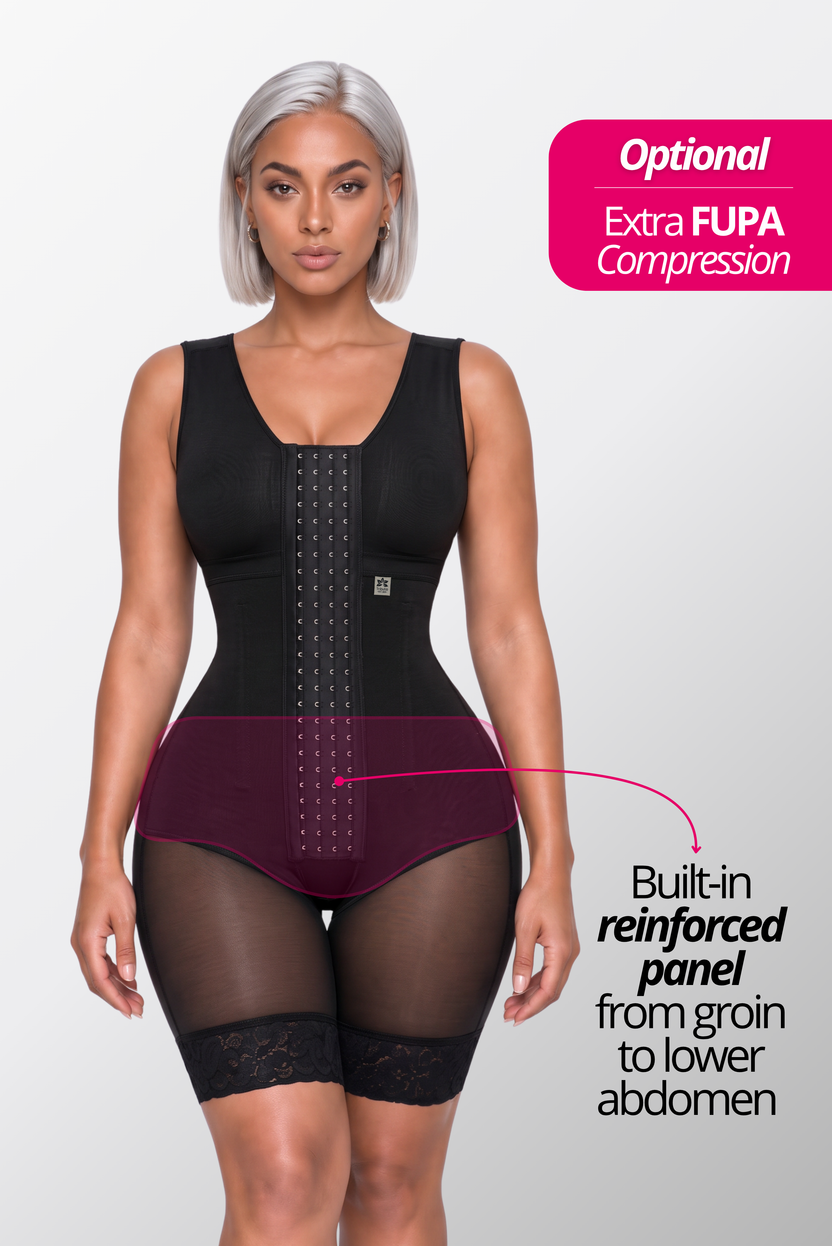 1007 Bra - Custom Faja Full Back With Fupa Compression