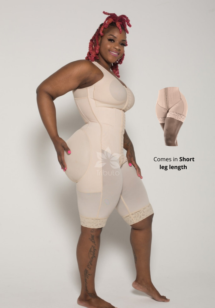 OUTLET 47I - 1027 - High Fupa Compression  - Beige - BBL - Short-  S/XS/XS/ 17