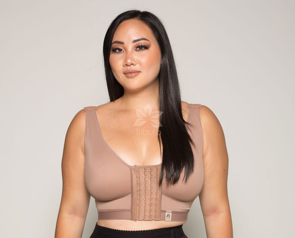 Custom Surgical Bra Thick Straps (Sleeves Option) 4504