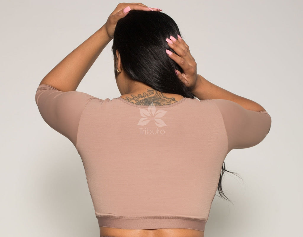 Custom Surgical Bra Thick Straps (Sleeves Option) 4504