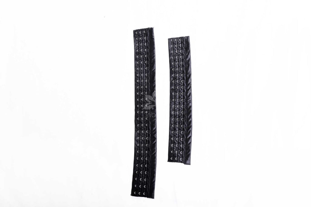 Extender With 3 Rows Of Hooks Long / Black Faja