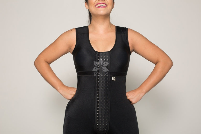 Serena Faja 2007 Bra - Full Back With Sleeves Option Custom Colombian Faja (No Rods) Shapewear
